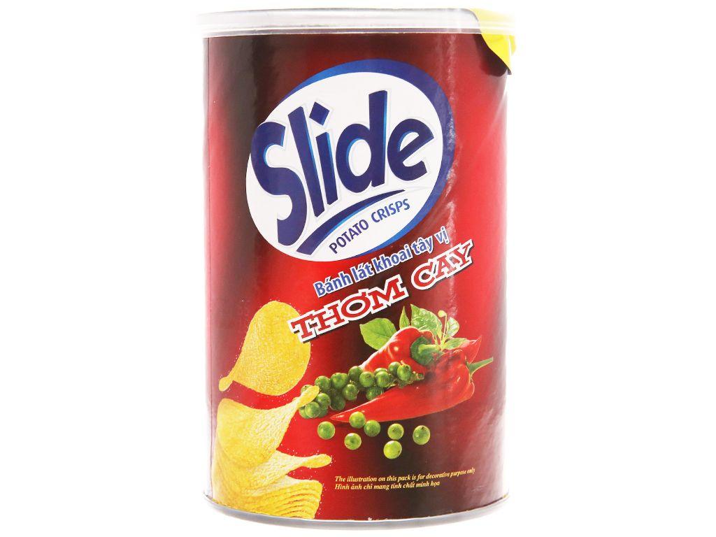 Snack khoai tây vị thơm cay Slide lon 75g-duoc-ban-tai-SBH minimart
