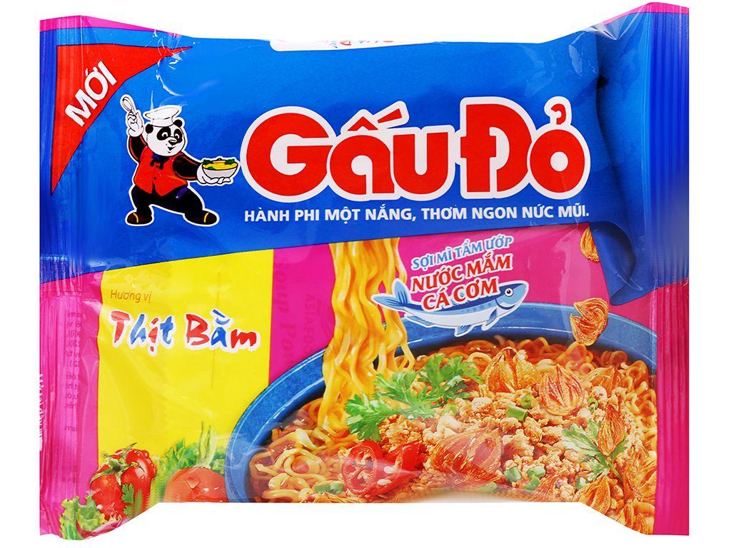 Thùng 30 gói mì Gấu Đỏ thịt bằm 63g-duoc-ban-tai-Tạp hoá Ut hằng