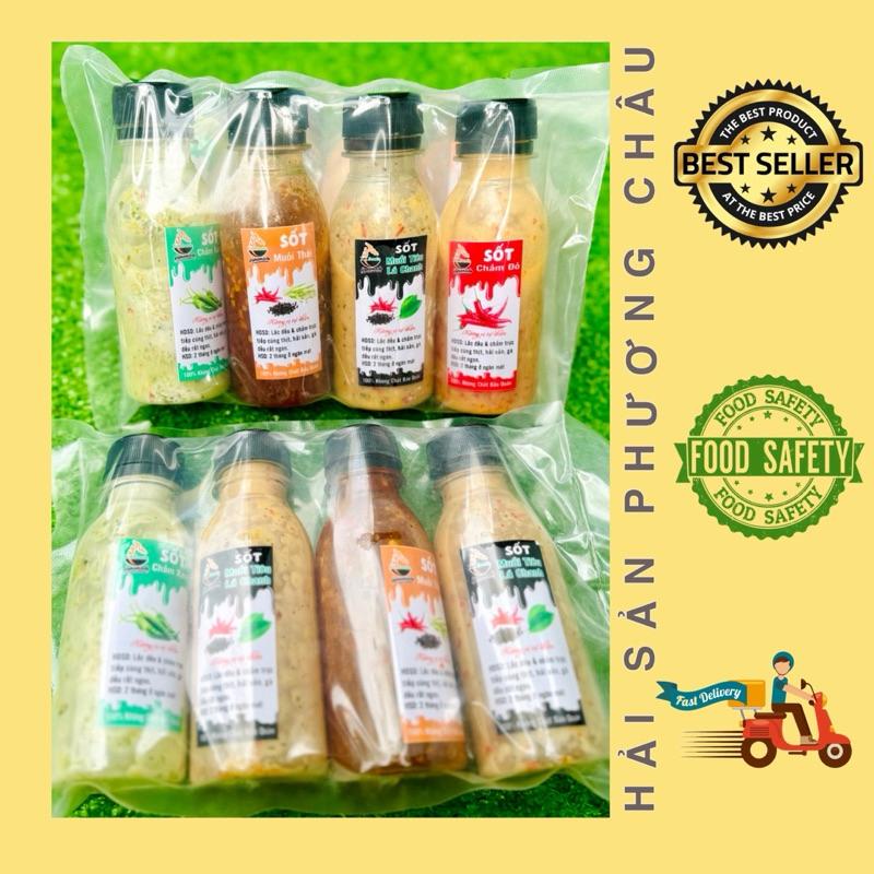 [HỎA TỐC SG] Set muối chấm hải sản thịt lẩu nướng mix 4 vị sốt chấm ngon tuyệt-duoc-ban-tai-Hải Sản Phương Châu