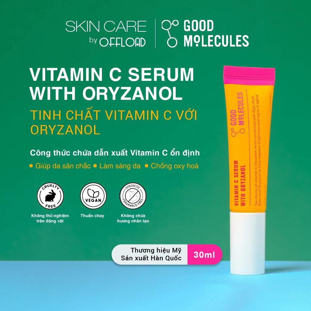 Serum làm sáng da Good Molecules | Vitamin C Serum with Oryzanol chứa dẫn xuất vitamin C ổn định-duoc-ban-tai-Offload Spa