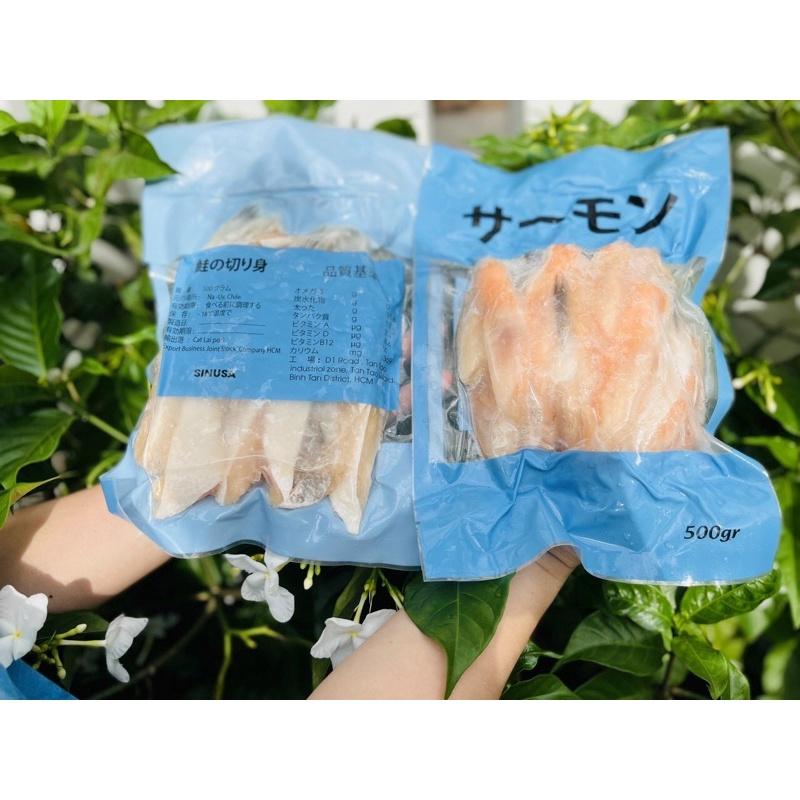 [HỎA TỐC] Vây cá hồi tươi ngon bổ dưỡng nướng muối ớt sa tế 500g-duoc-ban-tai-Hải Sản Phương Châu