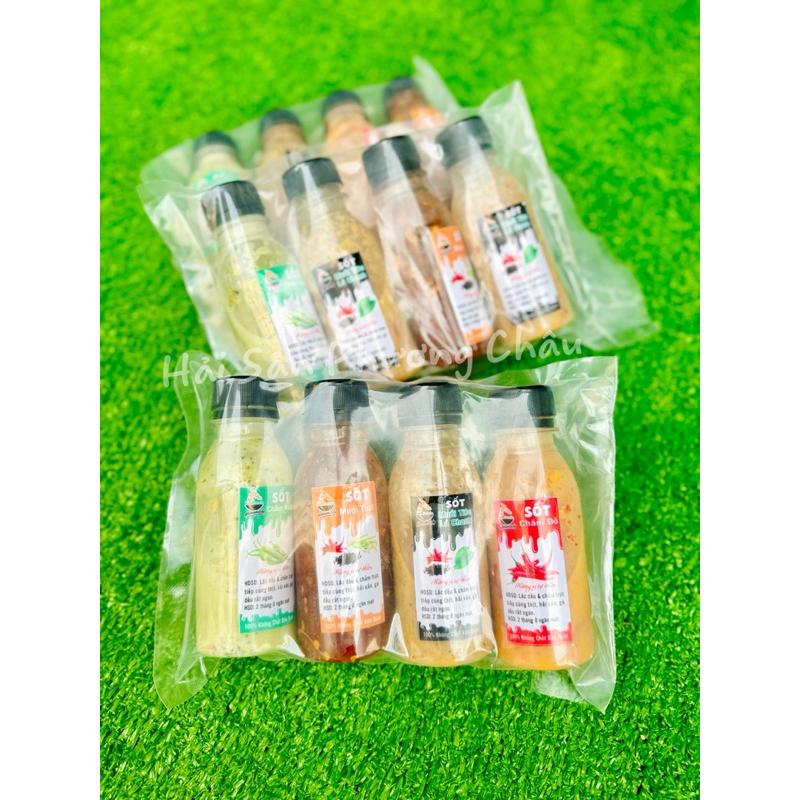 [HỎA TỐC SG] Set muối chấm hải sản thịt lẩu nướng mix 4 vị sốt chấm ngon tuyệt-duoc-ban-tai-Hải Sản Phương Châu