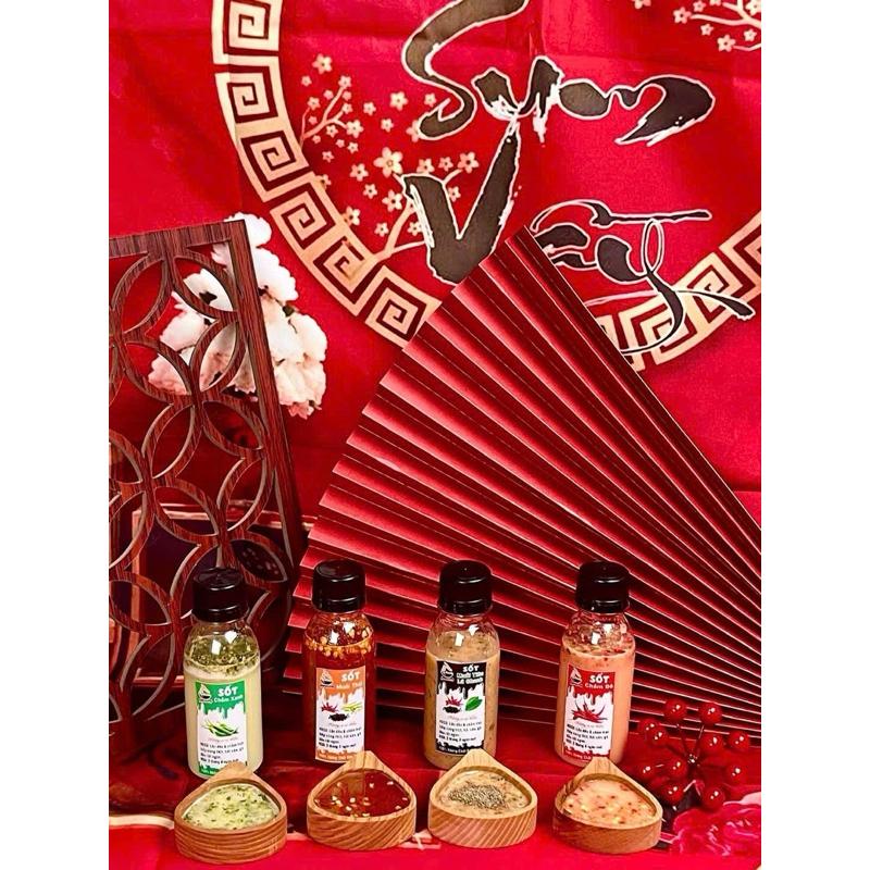 [HỎA TỐC SG] Set muối chấm hải sản thịt lẩu nướng mix 4 vị sốt chấm ngon tuyệt-duoc-ban-tai-Hải Sản Phương Châu