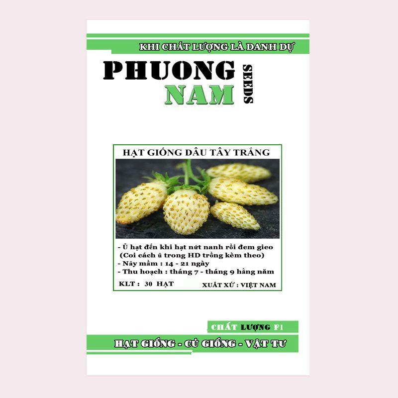 Hạt giống dâu tây trắng chất lượng F1 túi 30 hạt-duoc-ban-tai-Vỉa Hè Garden