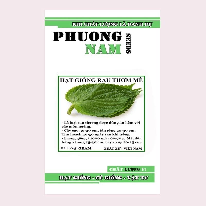 Hạt giống rau thơm mè hàn quốc túi 0,5g, dễ trồng hạt giống phương nam-duoc-ban-tai-Vỉa Hè Garden