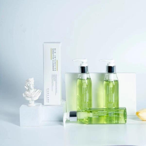 Sữa rửa mặt cho da dầu mụn USOLAB Bio Intensive Sensitive Cleanser giúp làm sạch sâu 150ml-duoc-ban-tai-Tiệm Nhà Mịn