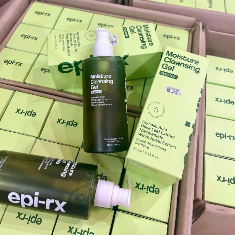 Sữa rửa mặt Epi Rx Moisture Cleansing Gel dịu nhẹ, sạch sâu, dành cho mọi loại da 250ml - Min By Ngoc Bich Do-duoc-ban-tai-Tiệm Nhà Mịn