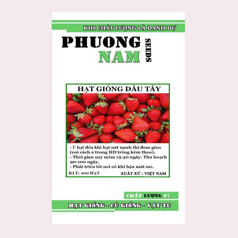 Hạt giống dâu tây đỏ chất lượng F1 túi 100 hạt-duoc-ban-tai-Vỉa Hè Garden
