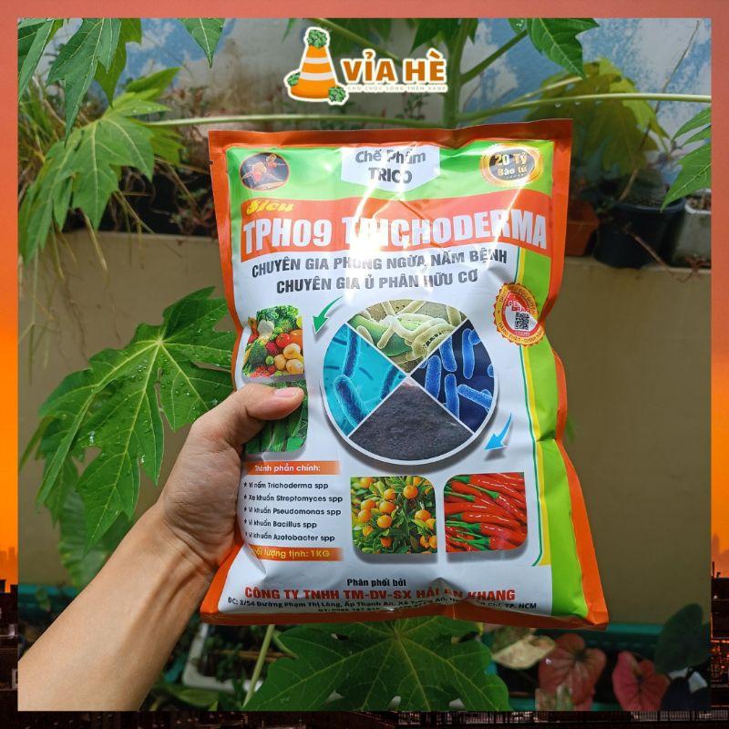 Nấm Đối Kháng Trichoderma Túi 1kg, Chế Phẩm Ủ Rác Nhà Bếp Nhà Vườn, Tăng Sức Đề Kháng Phòng Ngừa Nấm Bệnh-duoc-ban-tai-Vỉa Hè Garden