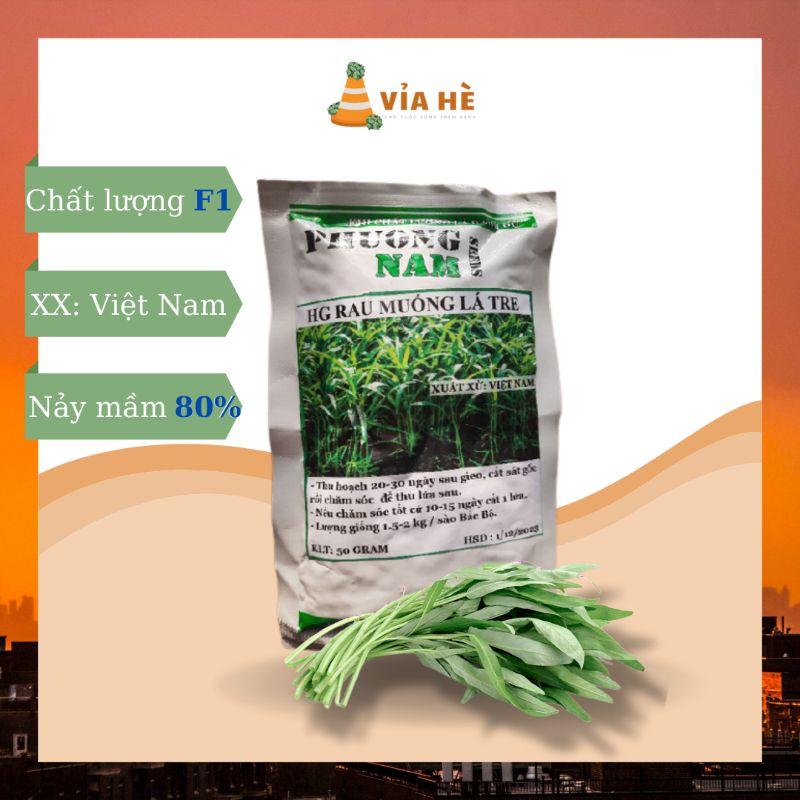 Hạt Giống Rau Muống Lá Tre, Chát Lượng F1 - gói 20g-duoc-ban-tai-Vỉa Hè Garden