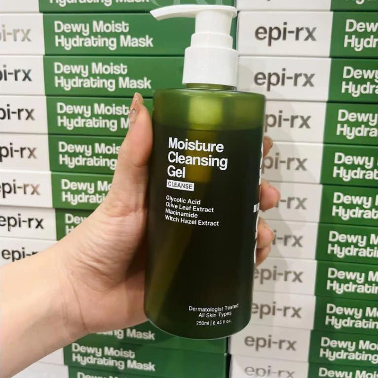 Sữa rửa mặt Epi Rx Moisture Cleansing Gel dịu nhẹ, sạch sâu, dành cho mọi loại da 250ml - Min By Ngoc Bich Do-duoc-ban-tai-Tiệm Nhà Mịn