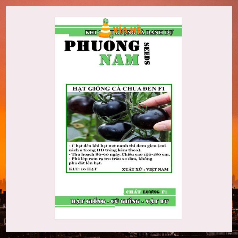 Hạt giống cà chua bi đen phá đỏ chất lượng F1 dễ trồng-duoc-ban-tai-Vỉa Hè Garden