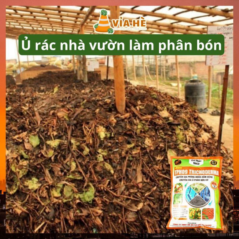 Nấm Đối Kháng Trichoderma Túi 1kg, Chế Phẩm Ủ Rác Nhà Bếp Nhà Vườn, Tăng Sức Đề Kháng Phòng Ngừa Nấm Bệnh-duoc-ban-tai-Vỉa Hè Garden