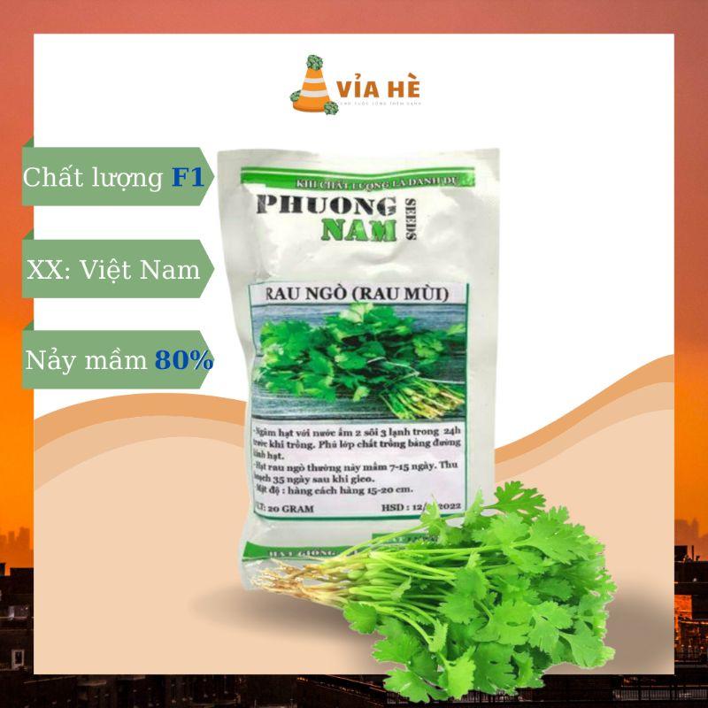 Hạt Giống Rau Ngò Gói 20g Giá Rẻ-duoc-ban-tai-Vỉa Hè Garden