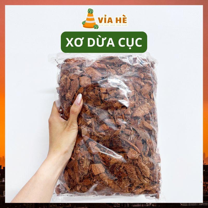 Xơ dừa cắt cục đã qua xử lỹ túi 5dm giá thể chuyên trồng lan kiểng lá-duoc-ban-tai-Vỉa Hè Garden