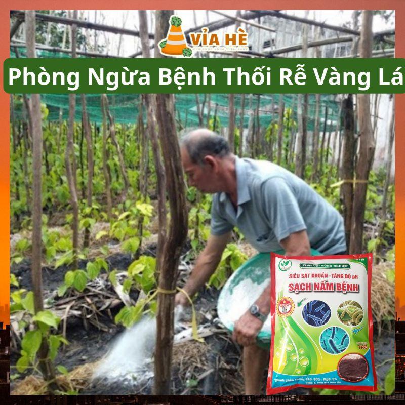 Tinh Vôi Nông Nghiệp Túi 1kg Siêu Sát Khuẩn Sạch Mầm Bệnh, Cải Tạo Đất Ổn Định Độ PH-duoc-ban-tai-Vỉa Hè Garden