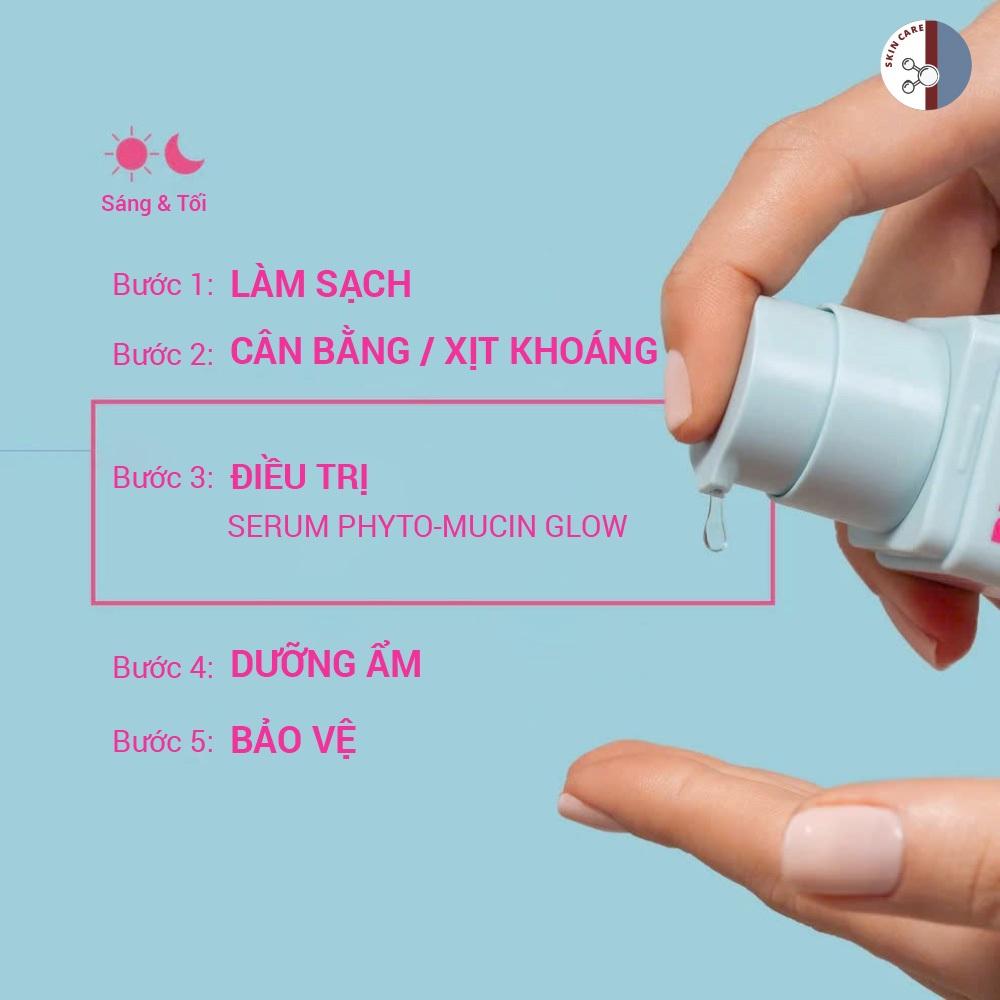 Serum giúp da căng bóng rạng rỡ Byoma |Phyto-Mucin Glow Serum với thành phần thuần chay thay thế snail mucin-duoc-ban-tai-Offload Spa