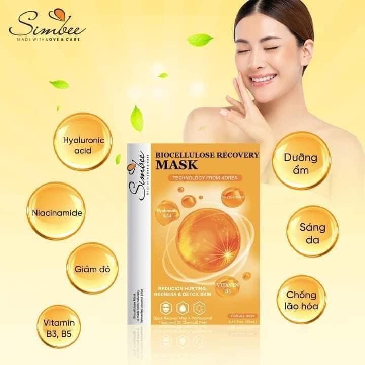 Mặt nạ dừa sinh học Simbee - Mặt nạ từ dừa xiêm bến tre và dưỡng chất quý giá Skincare-duoc-ban-tai-Minh Nguyệt Mall