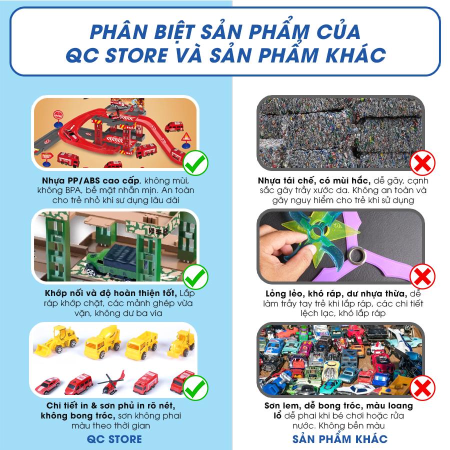 Đồ chơi trẻ em bộ đồ chơi lắp ráp đường đua ô tô cao tốc nhiều tầng phù hợp cho bé từ 4-6 tuổi .-duoc-ban-tai-QC Store