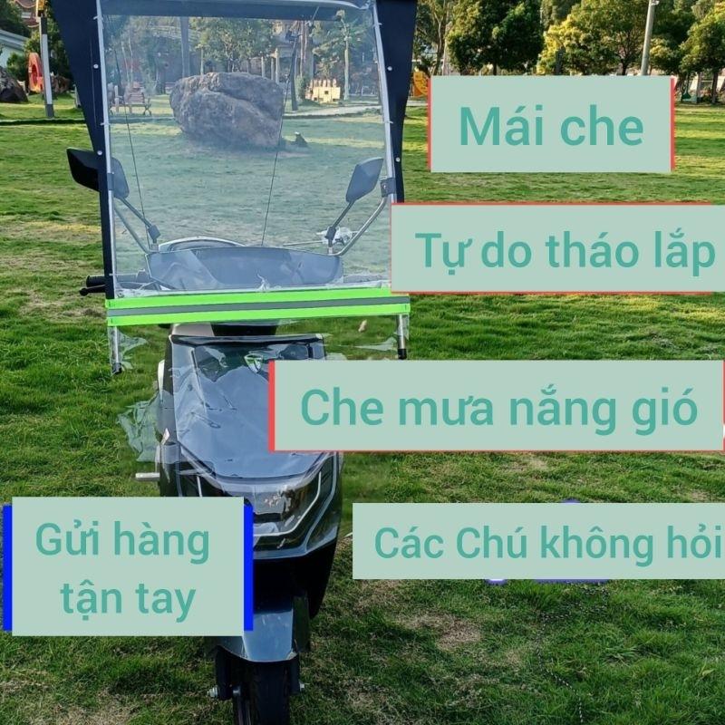 Mái che xe máy và xe đạp điện 610 có thể gập gọn-duoc-ban-tai-Mái che xe máy và xe điện Thiên Linh