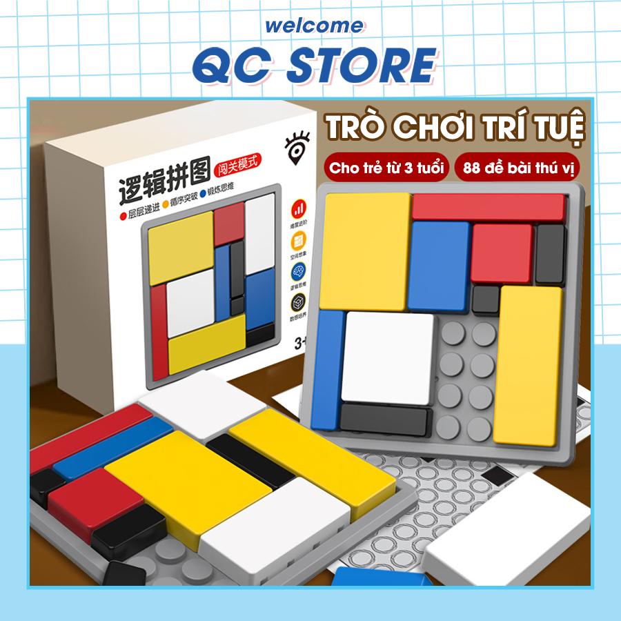 Đồ Chơi Xếp Hình Giải Đố 88 Câu Hỏi – Phát Triển Trí Tuệ Thúc Đẩy Kỹ Năng Tư Duy Logic Cho Trẻ QC Store-duoc-ban-tai-QC Store