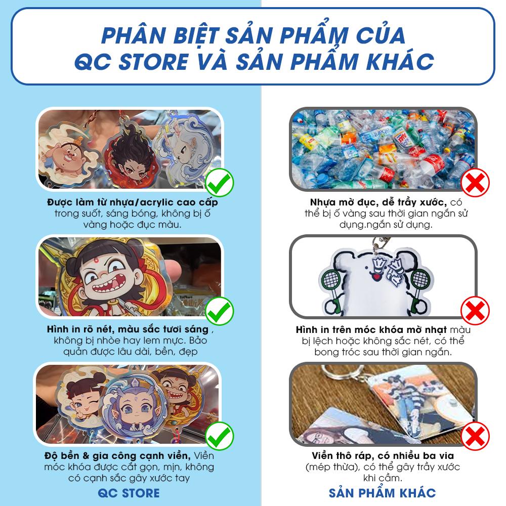 Móc khoá natra ngao bính 2D nhựa acrylic ma đồng giáng thế ma đồng náo hải QC Store-duoc-ban-tai-QC Store