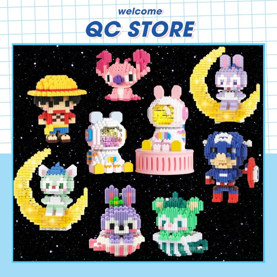 Đồ Chơi lắp ráp 3D QC Store Mô Hình  Xếp Hình Cho Bé Sáng Tạo Nhân Vật Anime Động Vật Đáng Yêu LG03-duoc-ban-tai-QC Store