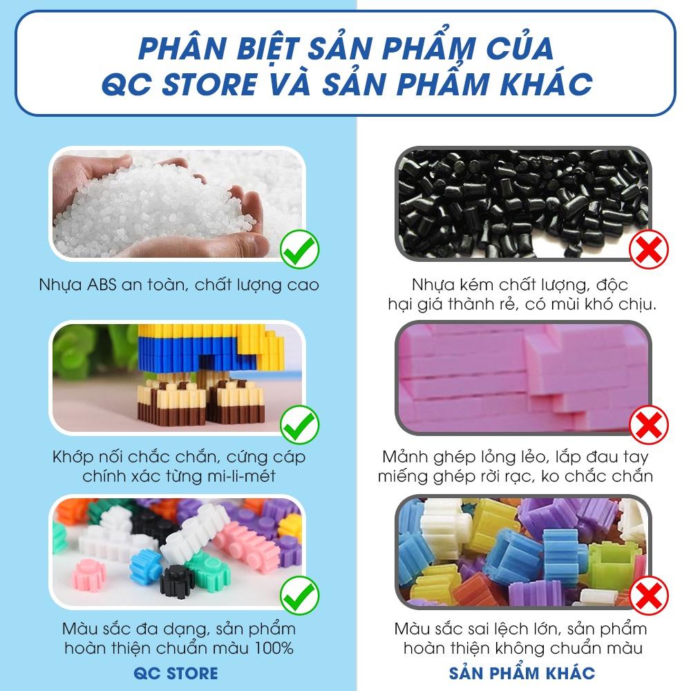 Kumamon đồ chơi lắp ráp sáng tạo xếp hình 3D cao cấp thông minh cho bé QC Store-duoc-ban-tai-QC Store