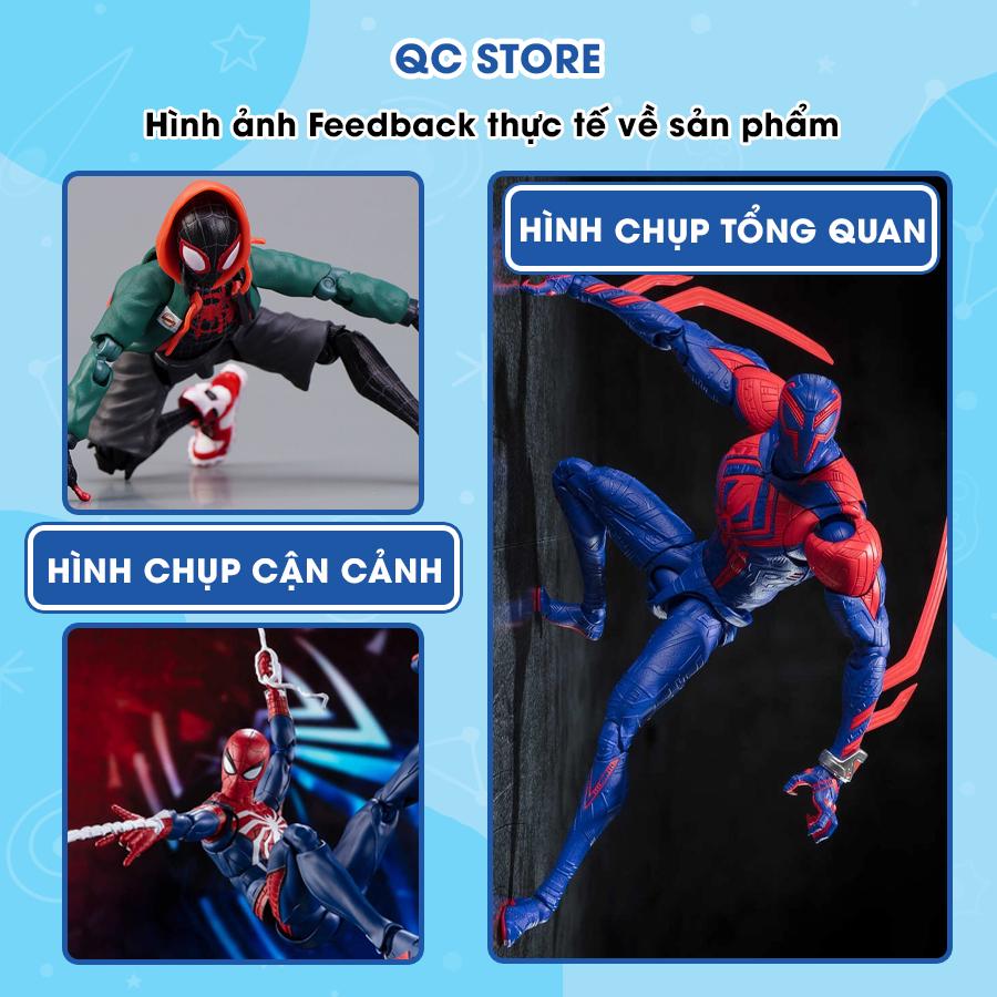 [Mẫu mới 2025] Mô hình spiderman người nhện có khớp decor siêu nhân siêu anh hùng avenger miles morales giá rẻ QC Store-duoc-ban-tai-QC Store