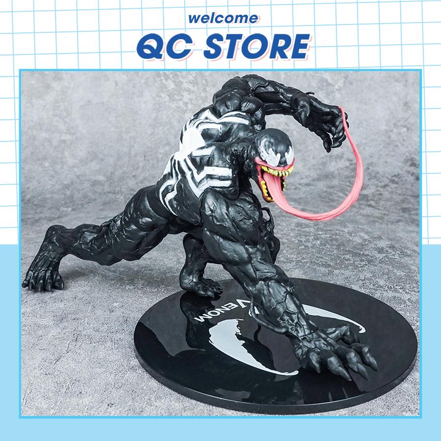 Đồ chơi mô hình venom đen canage marvel spiderman người nhện figure tĩnh decor to cao 13-20cm QC Store-duoc-ban-tai-QC Store