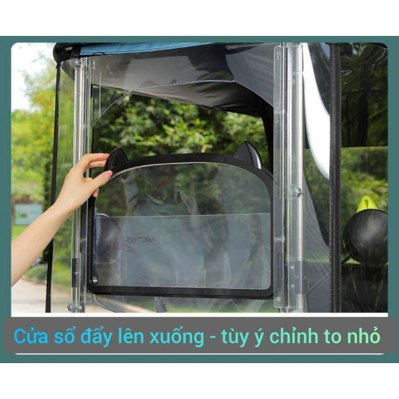 Mái che xe máy, phụ kiện xe máy, mái che, bạt phủ xe máy, bạt che xe máy, áo trùm xe máy, bạc xe cửa sổ gấu rèm cạnh 755-duoc-ban-tai-Mái che xe máy và xe điện Thiên Linh