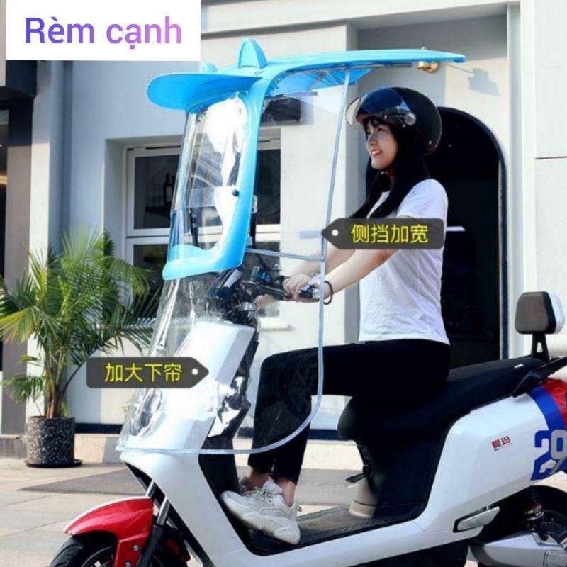 Rèm cạnh mui mái che mưa nắng xe máy và xe đạp điện (KHÔNG ĐẶT RỜI RIÊNG LẺ, CHỈ ĐẶT KÈM MÁI CHE)-duoc-ban-tai-Mái che xe máy và xe điện Thiên Linh