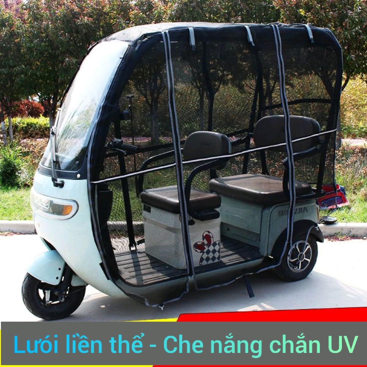 Rèm trùm lưới chuyên dụng cho dòng xe điện 3 bánh SANTONG SANTG 780-duoc-ban-tai-Mái che xe máy và xe điện Thiên Linh
