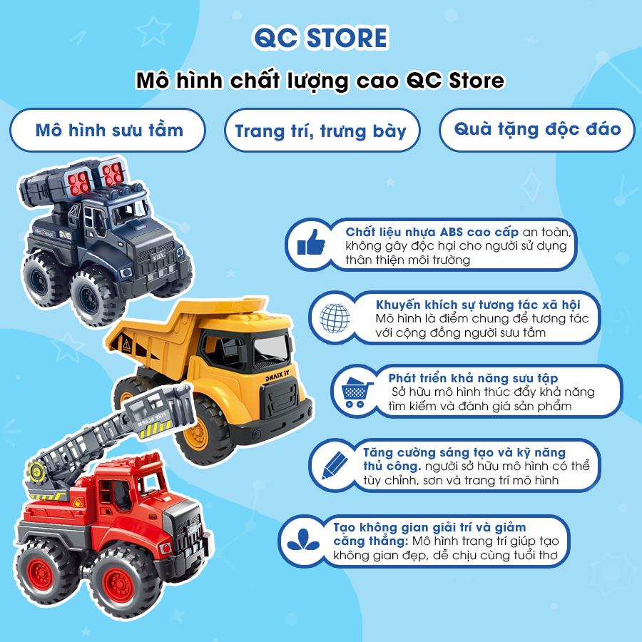 Xe thi công đồ chơi ô tô công trình xe tải xe cẩu xe ben trợ lực quán tính cho bé trai QC Store-duoc-ban-tai-QC Store