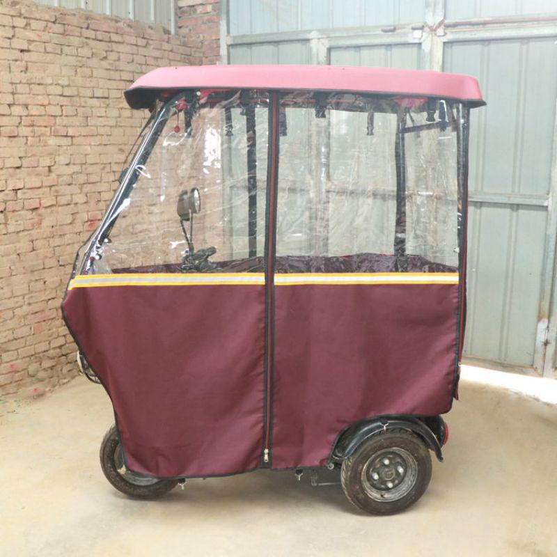 Mái che xe ba bánh và xe thương binh mini 2370 mái 120cm x 70cm-duoc-ban-tai-Mái che xe máy và xe điện Thiên Linh