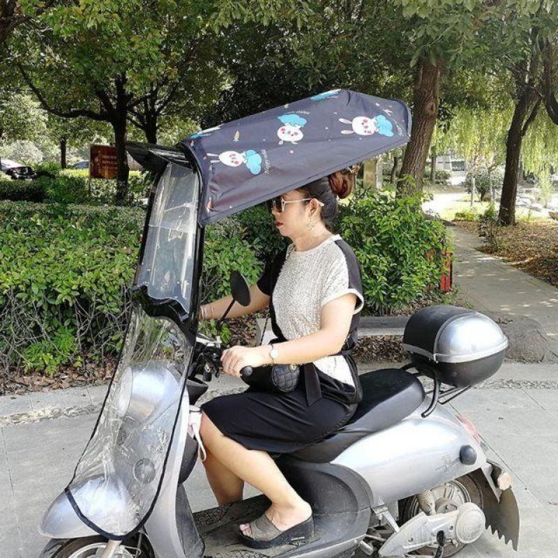 Mái che xe máy, phụ kiện xe máy, mái che, bạt phủ xe máy, bạt che xe máy, áo trùm xe máy, bạc che xe máy, ô xe máy 770-duoc-ban-tai-Mái che xe máy và xe điện Thiên Linh