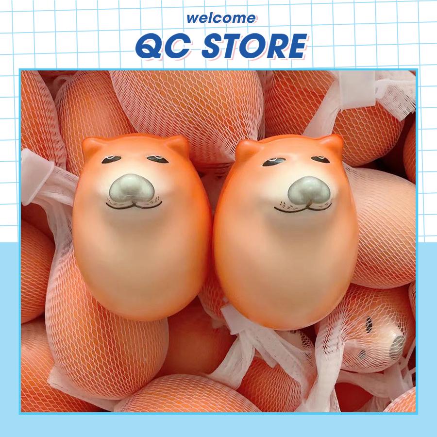 Đồ chơi Squishy Mochi bóp xả stress siêu mềm cute vô tri giải trí nhân vật Chó Shiba Inu QC Store-duoc-ban-tai-QC Store