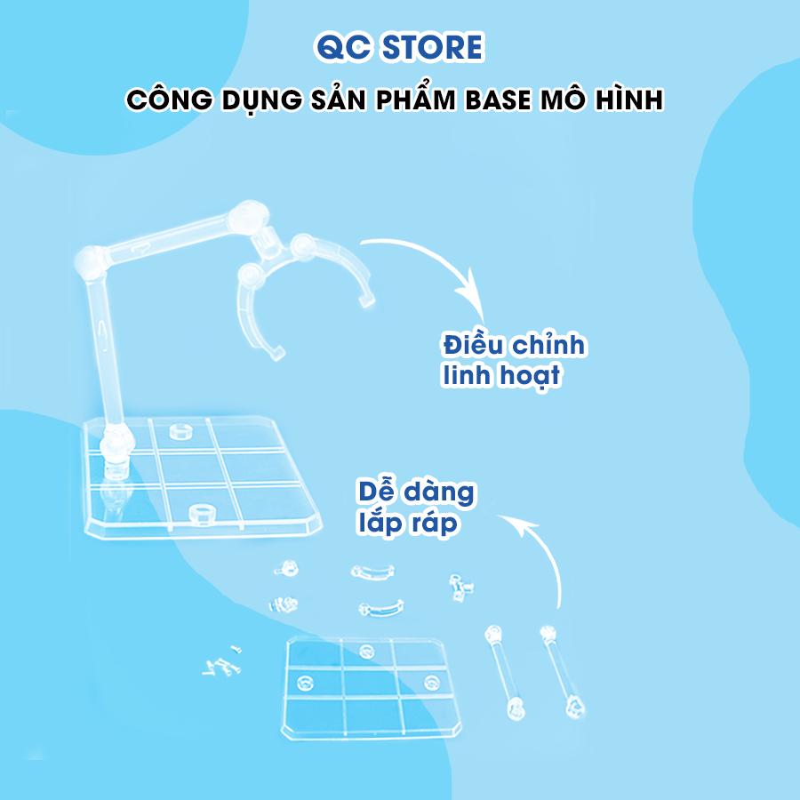 Đế Mô Hình Action Base lắp ráp cho mô hình gundam, shf, mô hình khớp QC Store-duoc-ban-tai-QC Store