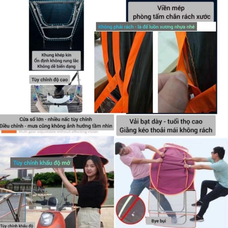 Mái che xe máy, phụ kiện xe máy, mái che, bạt phủ xe máy, bạt che xe máy, áo trùm xe máy, bạc che xe máy 690-duoc-ban-tai-Mái che xe máy và xe điện Thiên Linh