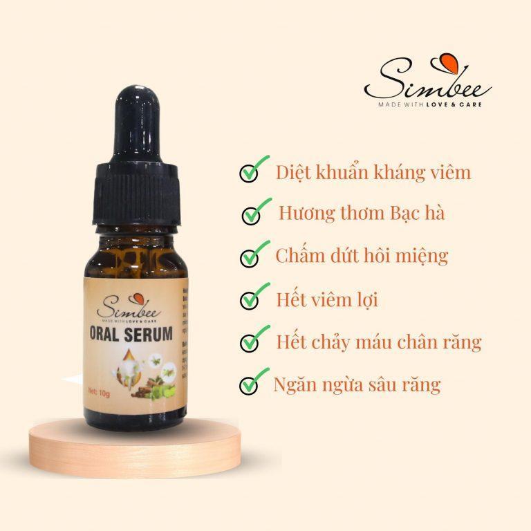 Serum răng miệng Simbee - Trị hôi miệng, viêm lợi, viêm nướu, chảy máu chân răng-duoc-ban-tai-Minh Nguyệt Mall