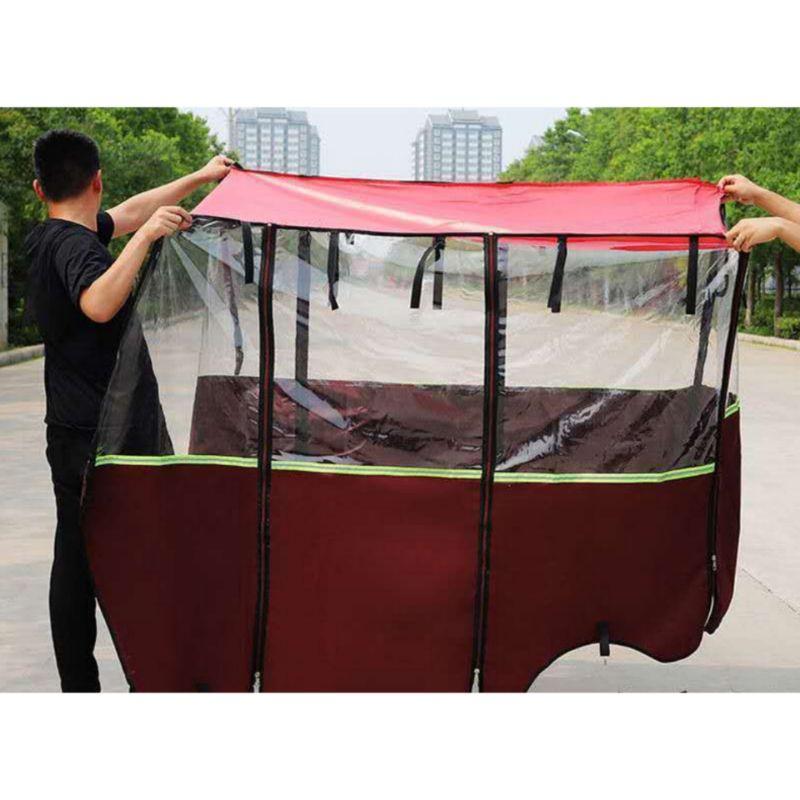 Rèm phủ kín mui mái che xe 3 bánh và thương binh (KHÔNG ĐẶT RỜI RIÊNG LẺ, CHỈ ĐẶT KÈM MÁI CHE)-duoc-ban-tai-Mái che xe máy và xe điện Thiên Linh