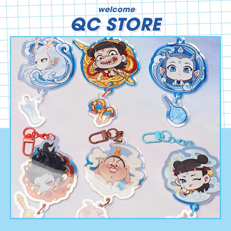 Móc khoá natra ngao bính 2D nhựa acrylic ma đồng giáng thế ma đồng náo hải QC Store-duoc-ban-tai-QC Store