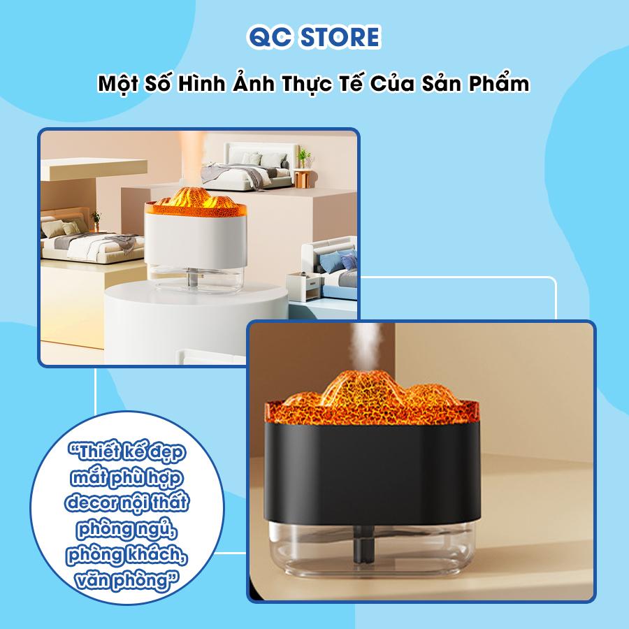 Máy xông tinh dầu phòng ngủ khuếch tán tự động ngắt làm thơm trưng bày phòng khách đuổi muỗi mini cao cấp 300ml QC Store-duoc-ban-tai-QC Store