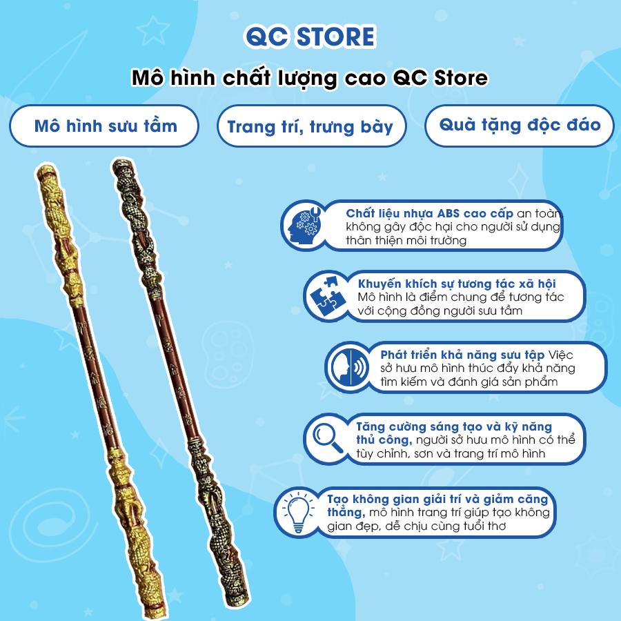 Gậy Như Ý Tôn Ngộ Không tháo gọn phụ Đồ chơi Trung Thu cosplay Black Myth Wukong dài 100 cm 180 cm Tỷ lệ 1:1 PU QC Store-duoc-ban-tai-QC Store