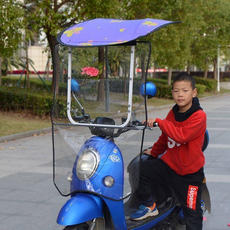 Mái che xe máy, phụ kiện xe máy, mái che, bạt phủ xe máy, bạt che xe máy, áo trùm xe máy, bạc che xe máy gấp gọn 425-duoc-ban-tai-Mái che xe máy và xe điện Thiên Linh