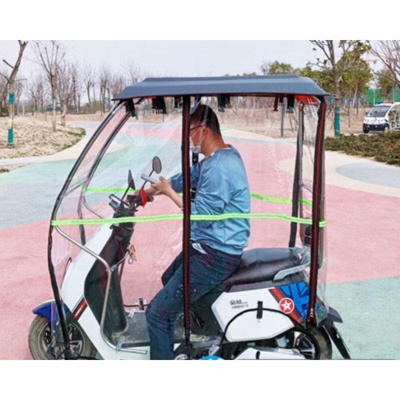 Mái che xe máy, phụ kiện xe máy, mái che, bạt phủ xe máy, bạt che xe máy, áo trùm xe máy, bạc che xe rèm trùm kín 2590-duoc-ban-tai-Mái che xe máy và xe điện Thiên Linh