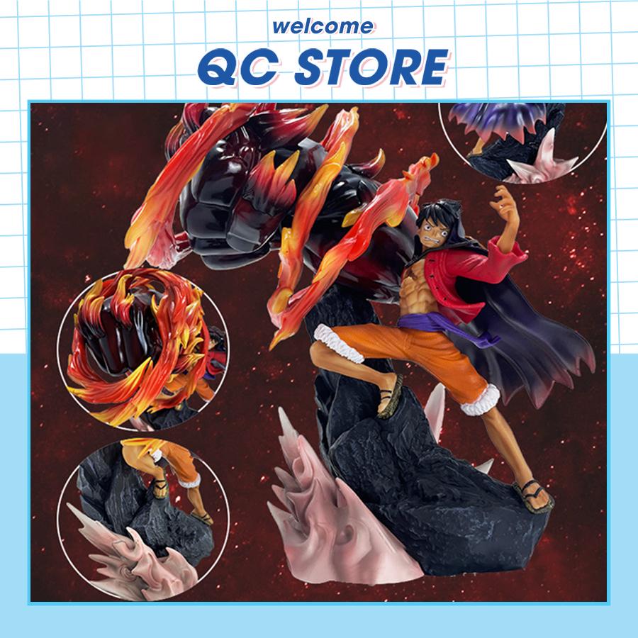 Mô hình one piece Luffy Gear 3 Nika Red Rock kiểu dáng chiến đấu siêu ngầu cao 30cm trưng bày decor quà tặng QC Store-duoc-ban-tai-QC Store