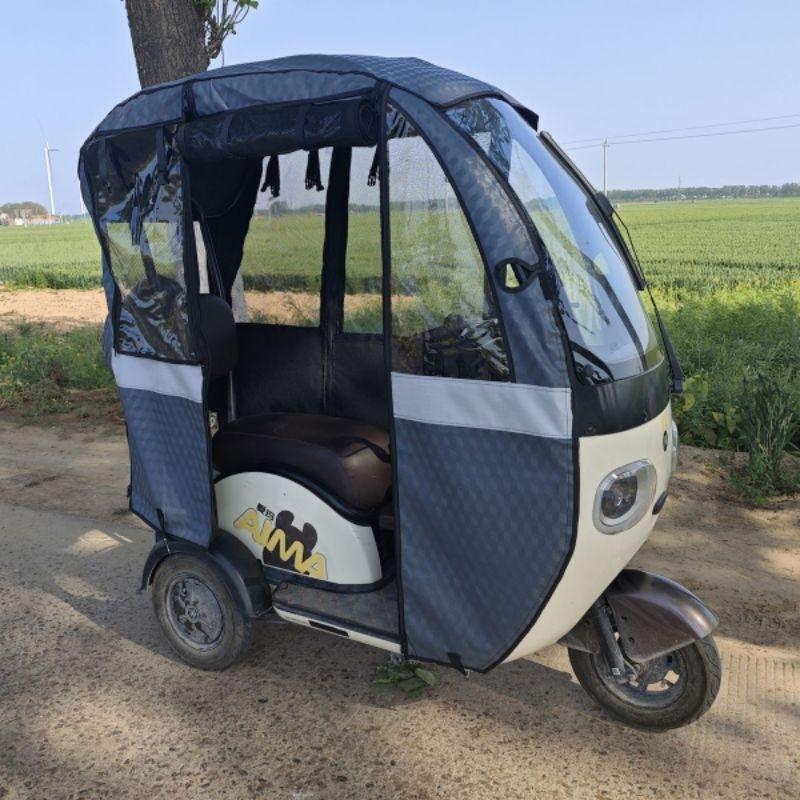 Rèm trùm xe điện 3 bánh chuyên dụng JIE MA V5 1520-duoc-ban-tai-Mái che xe máy và xe điện Thiên Linh