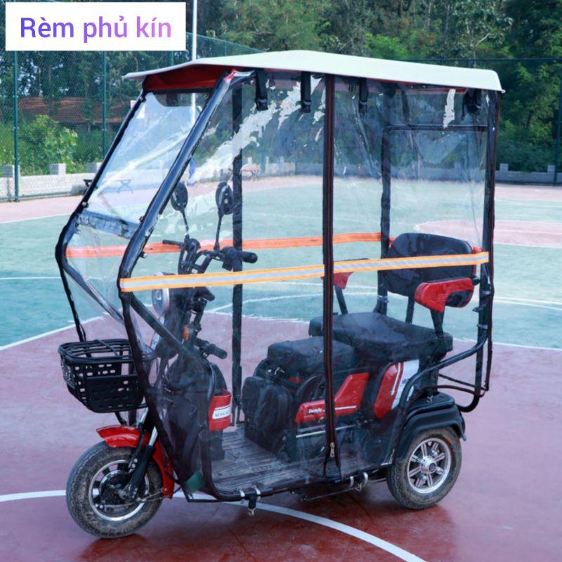 Rèm phủ kín mui mái che xe 3 bánh và thương binh (KHÔNG ĐẶT RỜI RIÊNG LẺ, CHỈ ĐẶT KÈM MÁI CHE)-duoc-ban-tai-Mái che xe máy và xe điện Thiên Linh