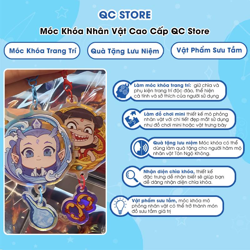 Móc khoá natra ngao bính 2D nhựa acrylic ma đồng giáng thế ma đồng náo hải QC Store-duoc-ban-tai-QC Store